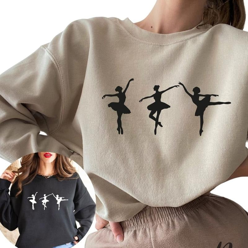 Ballet Sweatshirt, Gift For Dancer, Ballet Dance Sweatshirt for Women T-Shirts, Hoodie | HypeDripTees.com