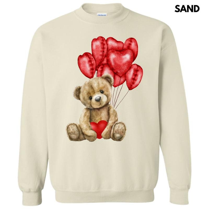 Balloon Valentine Bear Sweatshirt 'NLB' T-Shirts, Hoodie | HypeDripTees.com