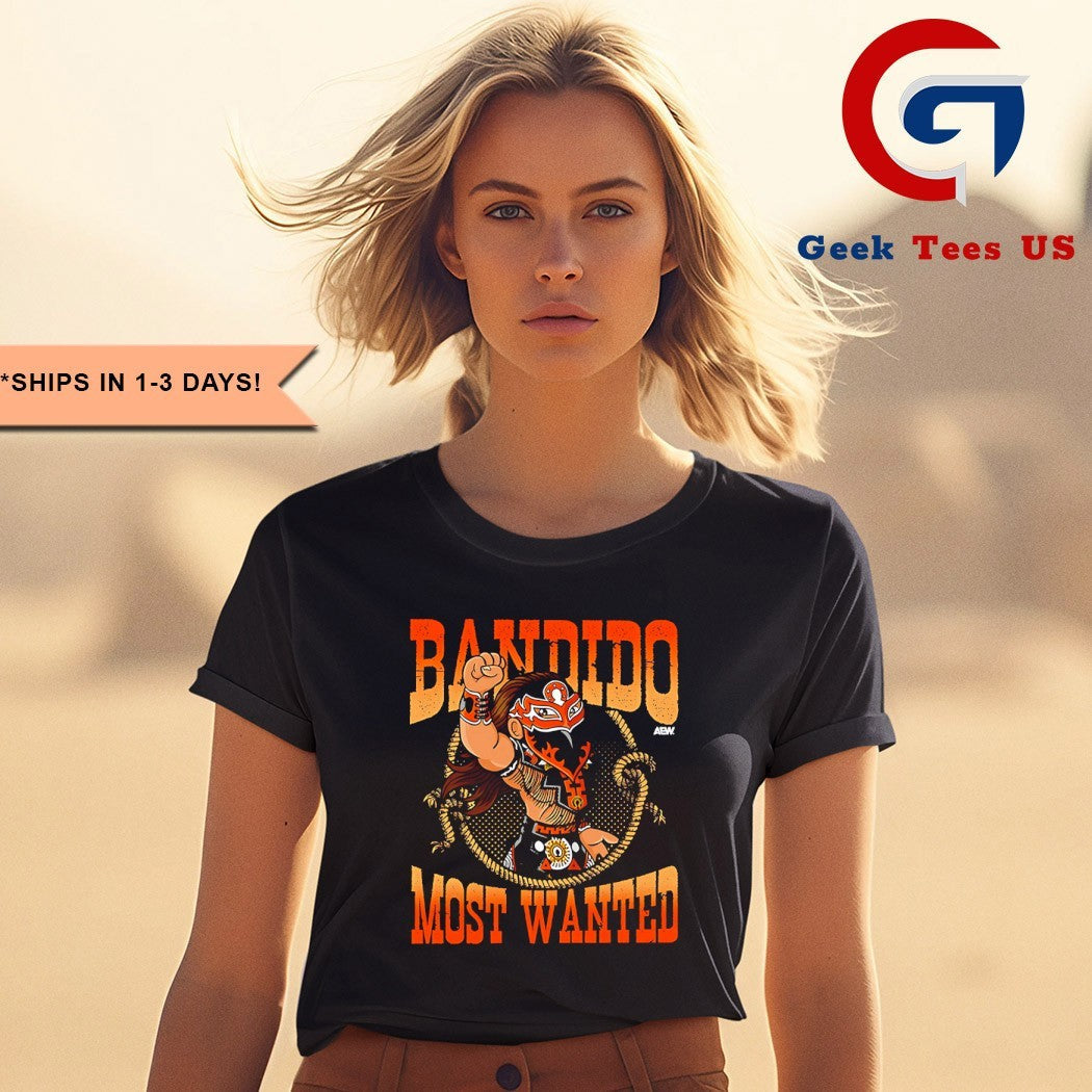 Bandido Most Wanted AEW shirt