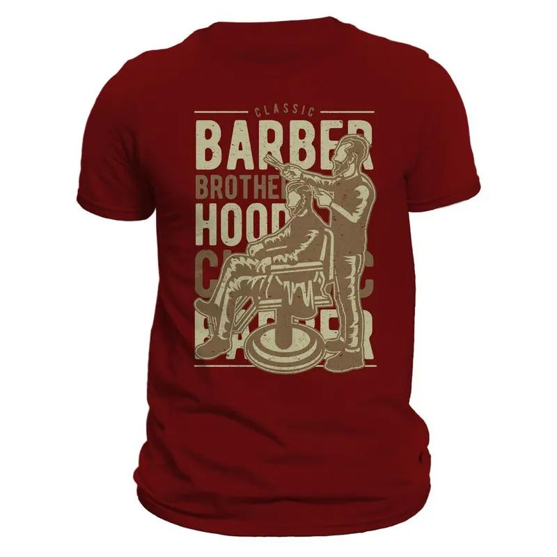 Barber Brotherhood Classic Barber Men's T-Shirt Hoodie, Sweatshirt | HypeDripTees.com