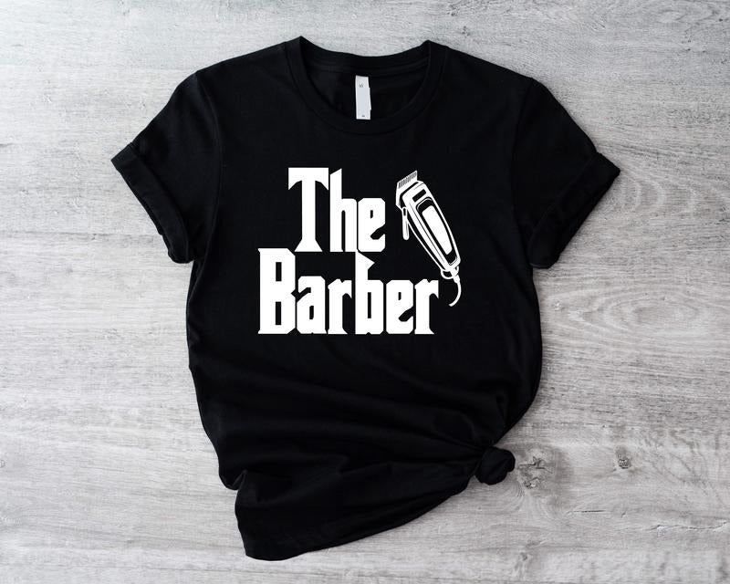 Barber T-shirt, Hairstylist Tee, Barber Haircuts Shirt Gift, Matching Beauty Salon Stuff Tee, Funny Hairdresser Short...