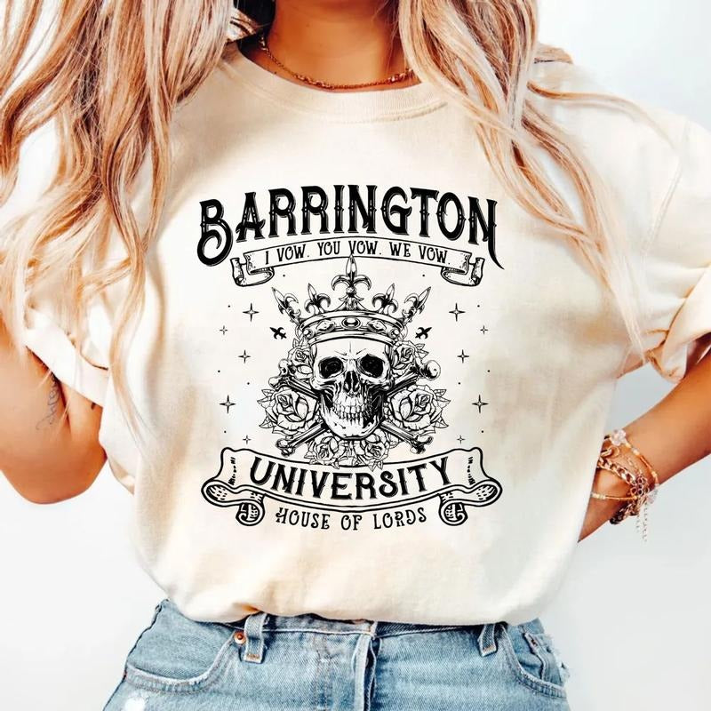 Barrington University Sweatshirt, The Ritual Bookish Shirt, Barrington University Shirt, Book Lover Shirt, I Vow You Vow,...