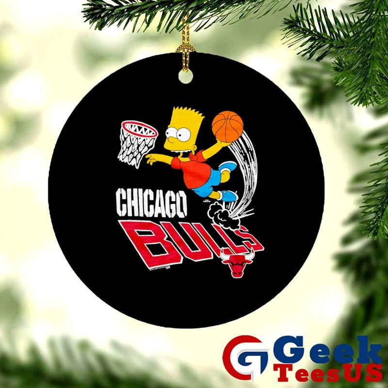 Bart Simpsons Chicago Bulls NBA cartoon shirt