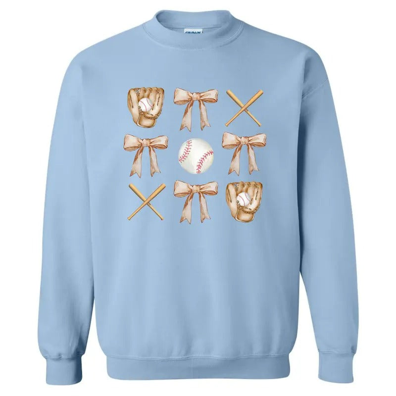 Baseball Collage Coquette Sweatshirt 'NLB' T-Shirts, Hoodie | HypeDripTees.com