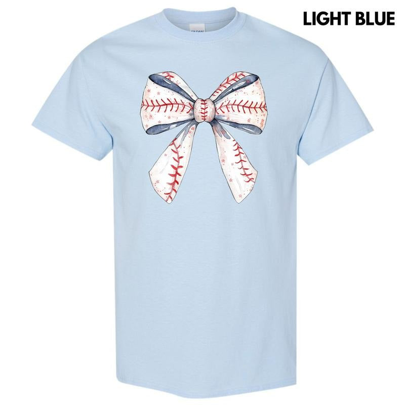 Baseball Sketched Bow Gildan Short Sleeve T-Shirt 'NLB' Hoodie, Sweatshirt | HypeDripTees.com