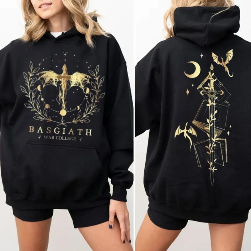Basgiath War College 2 Sided Shirt, Booktok Crewneck, Dragon Rider Shirt, Bookish Basgiath War College Tshirt, Fourth...