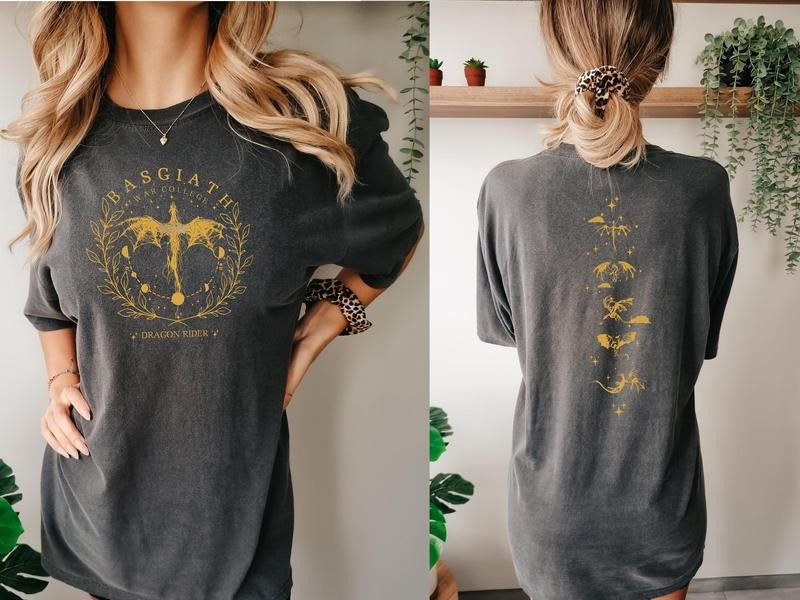 Basgiath War College 2-Sided Sweatshirt, Fourth Wing Shirt, Dragon Rider Shirt Hoodie | HypeDripTees.com