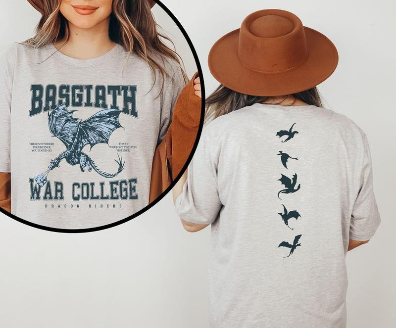 Basgiath War College Sweatshirt, Dragon Riders T-shirt, Fly Or Die Tee, Riders Quadrant Tee, Fourth Wing Tee, Women Gift...
