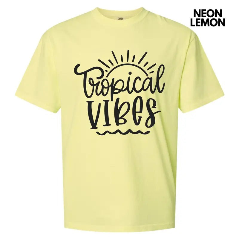Basic Tropical Vibes Comfort Colors T-Shirt 'NLB' Hoodie, Sweatshirt | HypeDripTees.com