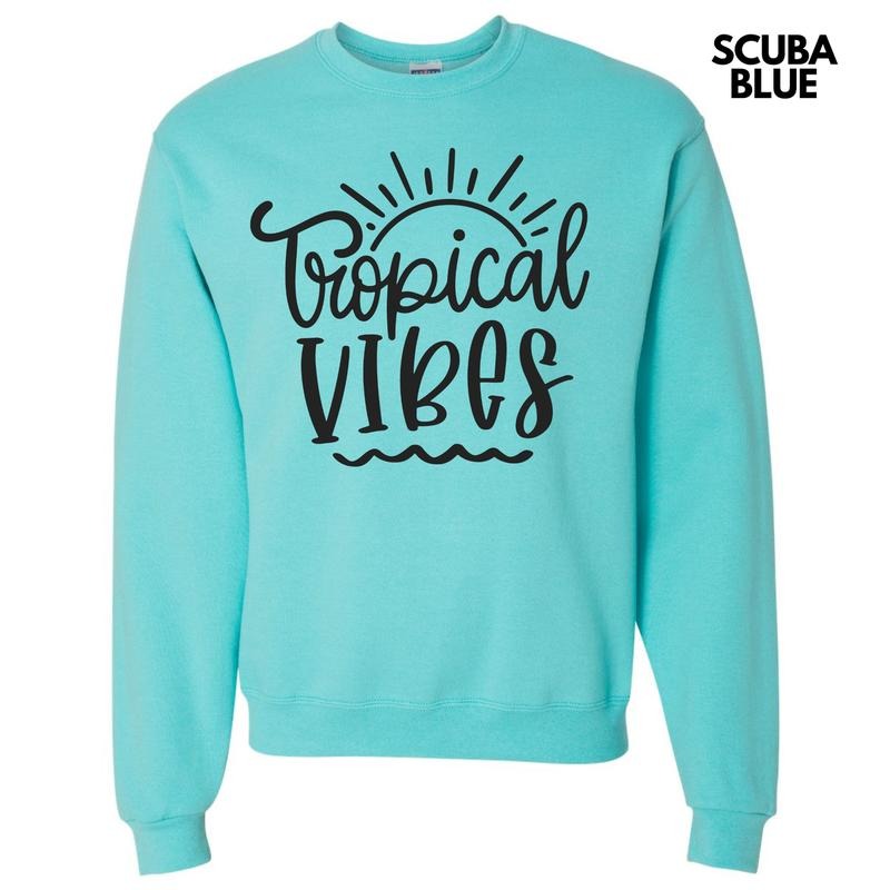 Basic Tropical Vibes Sweatshirt 'NLB' T-Shirts, Hoodie | HypeDripTees.com