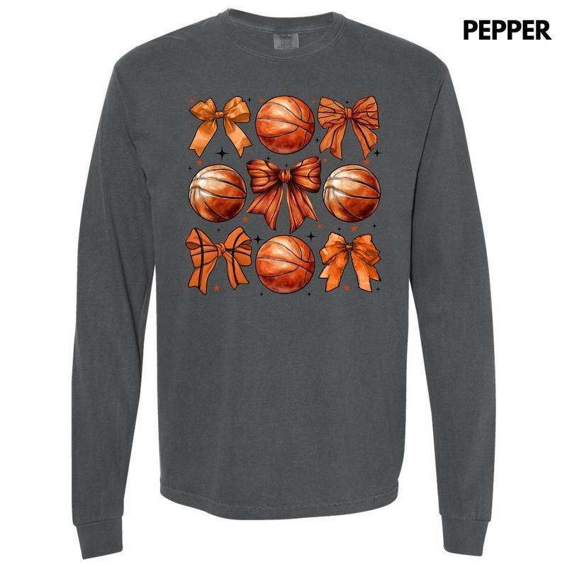 Basketball Coquette Collage Long Sleeve Comfort Colors T-Shirt 'NLB' Hoodie, Sweatshirt | HypeDripTees.com