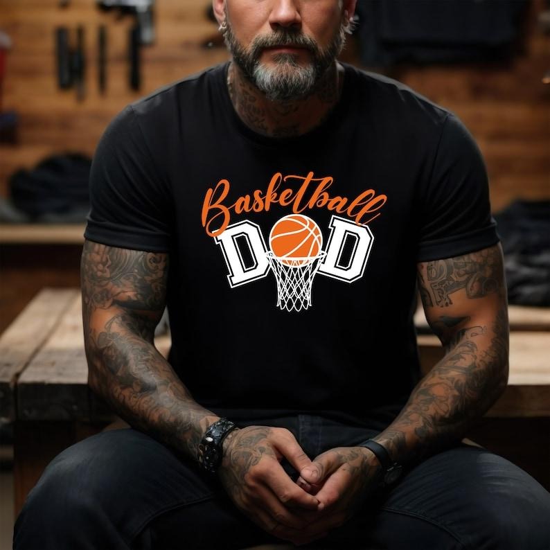 Basketball Dad Shirt, Father's Day Gift Shirt, Basketball Shirt For Men, Dad Birthday Gift, Basketball Lover Gift,...
