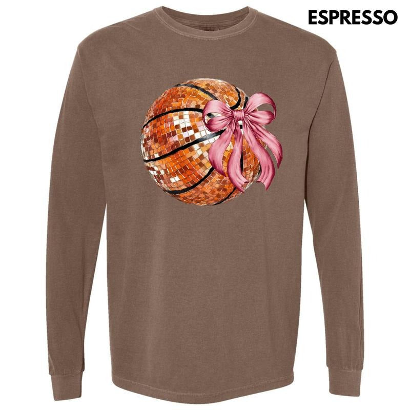 Basketball Dazzling Disco Long Sleeve Comfort Colors T-Shirt 'NLB' Hoodie, Sweatshirt | HypeDripTees.com