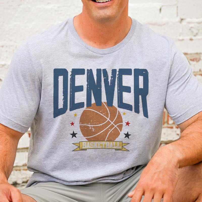 Basketball Team Color T-Shirt Basketball Sports Team Tess Basketball City Tshirts Basketball Sports Tees Unisex...