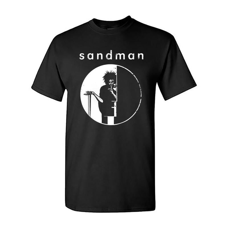 The Sandman / Bauhaus Mash up Shirt in Unisex black Hoodie, Sweatshirt | HypeDripTees.com