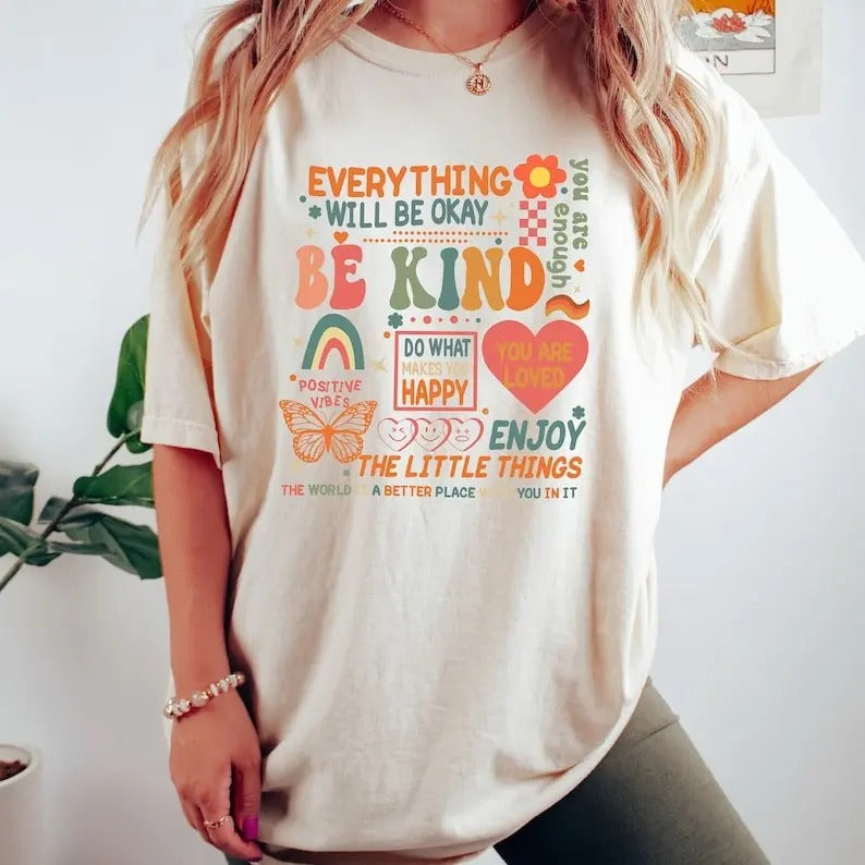 Be Kind Shirt Mental Health Shirt Kindness Shirt Self Love Shirt Mental Health Matters Shirt Always Be Kind Shirt Gift...