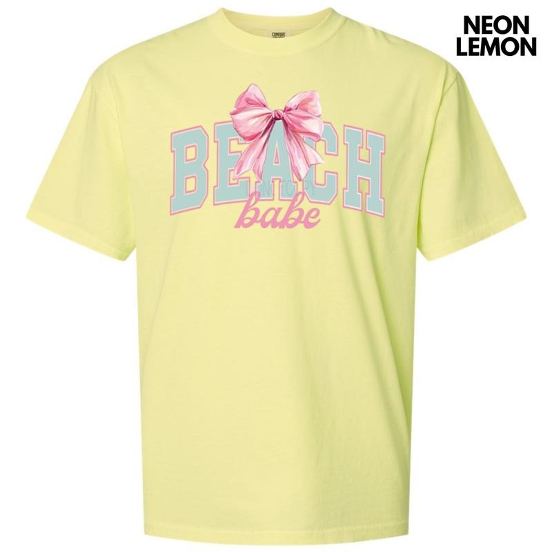 Beach Babe Coquette Comfort Colors T-Shirt Hoodie, Sweatshirt | HypeDripTees.com