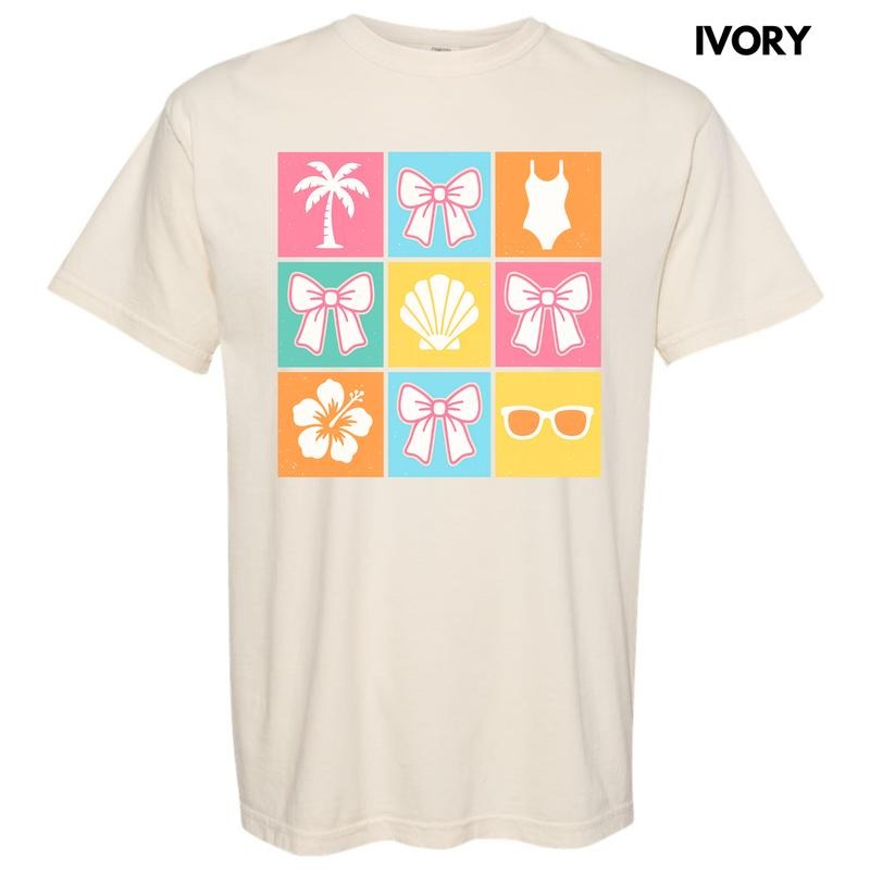Beachy Bliss Collage Comfort Colors T-Shirt 'NLB' Hoodie, Sweatshirt | HypeDripTees.com