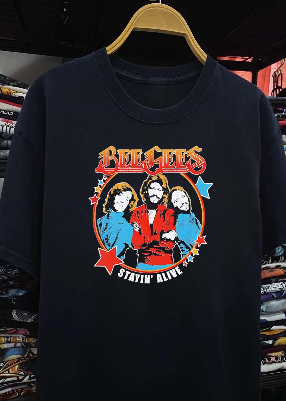 Bee Gees Stayin’ Alive Music Fan Shirt