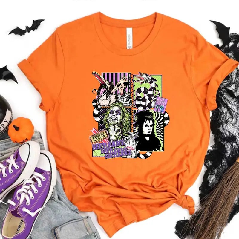 Beetlejuice Shirt, Hallowen Shirt,  Cute Fall Shirt, Spooky Seasonstyle{n002}2 Hoodie, Sweatshirt | HypeDripTees.com
