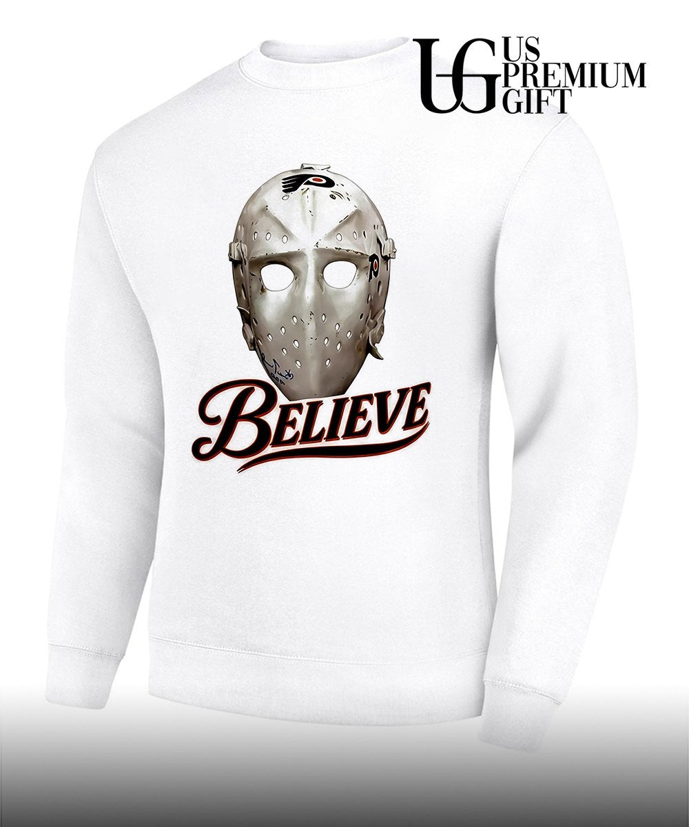 Believe Mask Philadelphia Flyers hockey shirt
