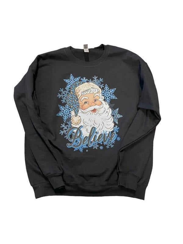 Believe Santa Sweatshirt T-Shirts, Hoodie | HypeDripTees.com