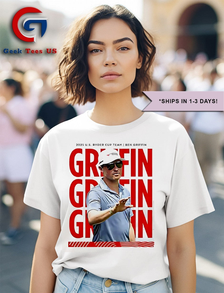 Ben Griffin Ryder Cup USA 2025 Team shirt