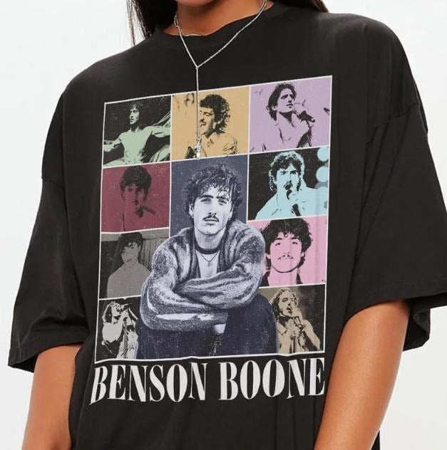 Benson Boone Tour Vintage Shirt, Gift For Fan Unisex Cotton Fabric Hoodie, Sweatshirt | HypeDripTees.com