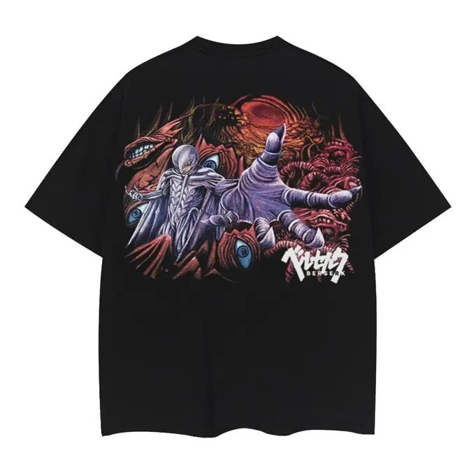 Berserk "Femto's Awakening" Heavyweight Vintage Tee 100% Cotton OVERSIZED Anime T-shirt Men's Casual Cotton T-Shirt...