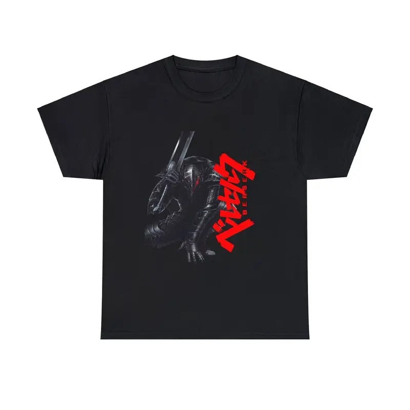 Berserk Japanese Fantasy World Manga Anime T Shirt Unisex Heavy Cotton Tee Menswear Top Hoodie, Sweatshirt | HypeDripTees.com