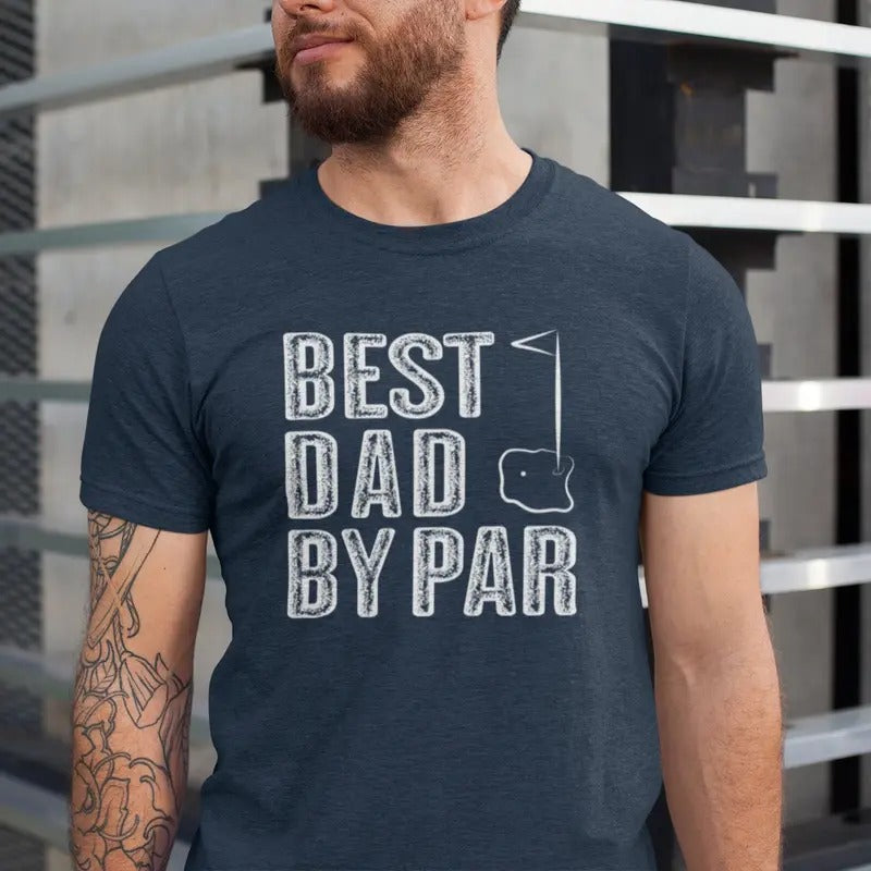 Best Dad By Par Shirt Dad Golf Shirt Golfing Dad Gift  sweater and hoodie Sweatshirt | HypeDripTees.com