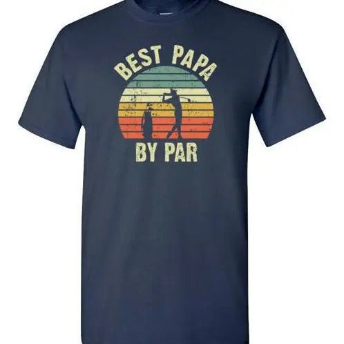 Best Papa By Par hoodie Vintage Sunset Golf Shirt For Men Birthday Or Christmas Gift For Dad That Loves Golfing Gift From...