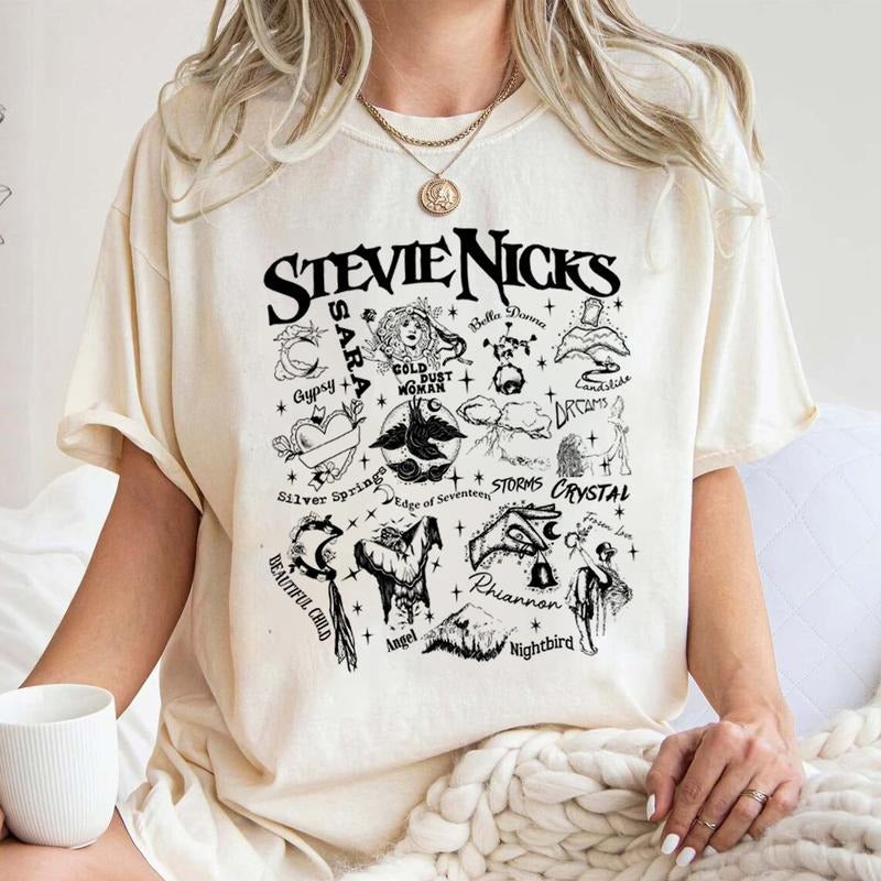 Best Songs Of Stevie Nicks Shirt, Stevie Nicks Concert Shirt, Dreams Stevie Nicks Shirt Hoodie, Sweatshirt | HypeDripTees.com