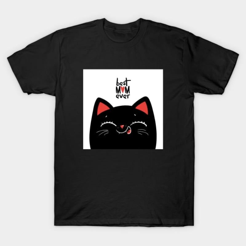 Best mom ever cat T-Shirt Hoodie, Sweatshirt | HypeDripTees.com