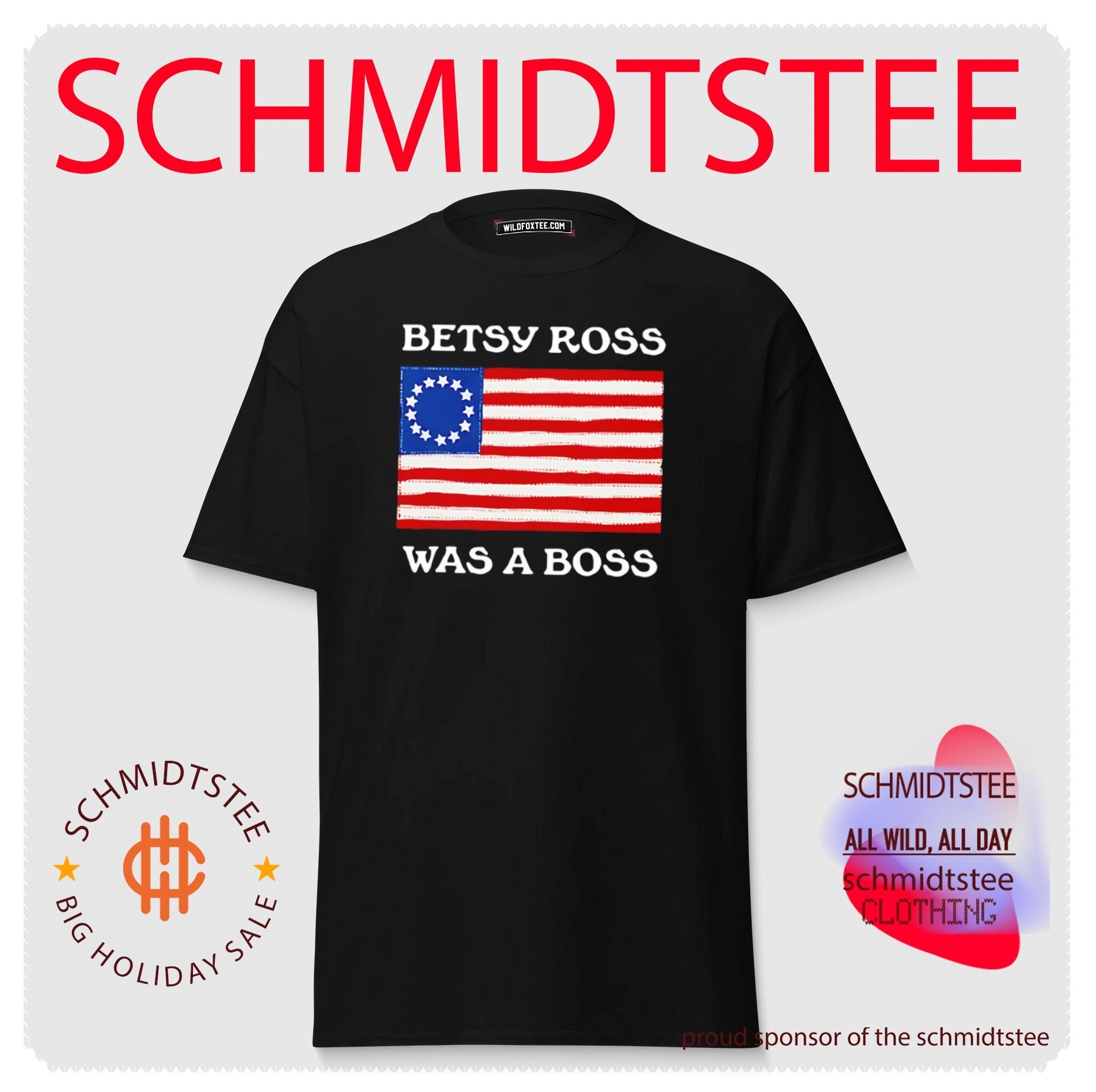 Betsy Ross Was A Boss Revolutionary War Flag shirt