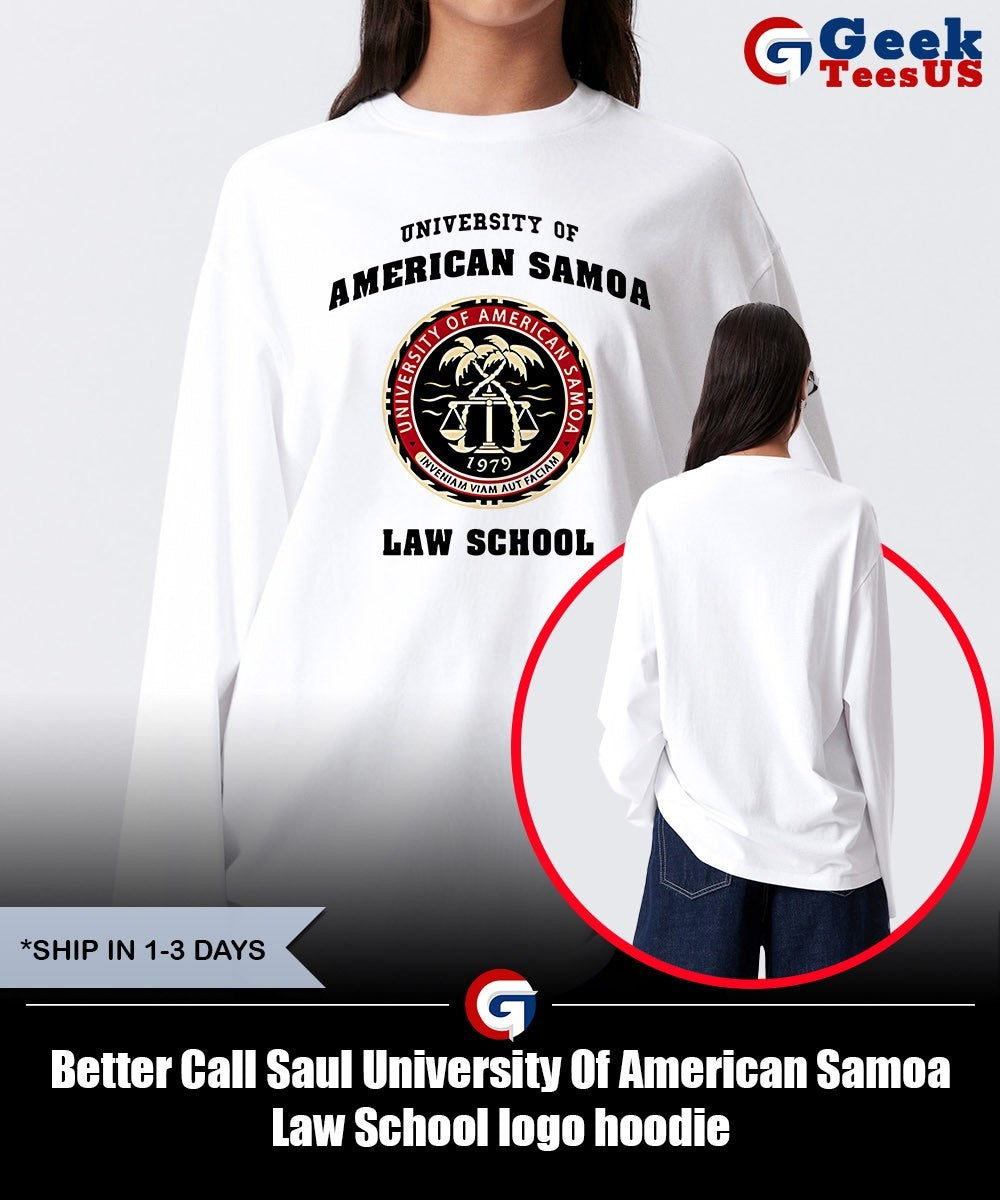 Better Call Saul University Of American Samoa Law School logo shirt