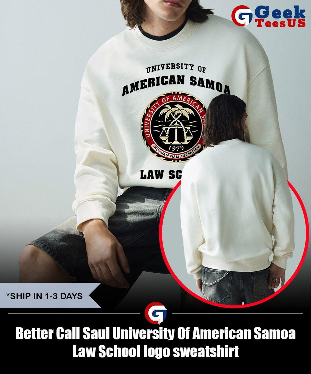 Better Call Saul University Of American Samoa Law School logo shirt