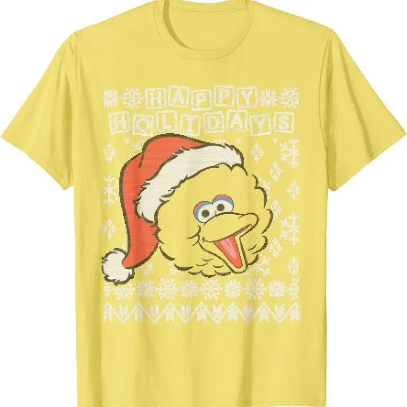 Big Bird Ugly Christmas T-Shirt Hoodie, Sweatshirt | HypeDripTees.com