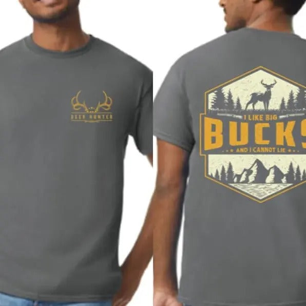 Big Bucks T-Shirt Deer Hunting Men's Apparel Tee Soft Style Tshirt Hoodie, Sweatshirt | HypeDripTees.com