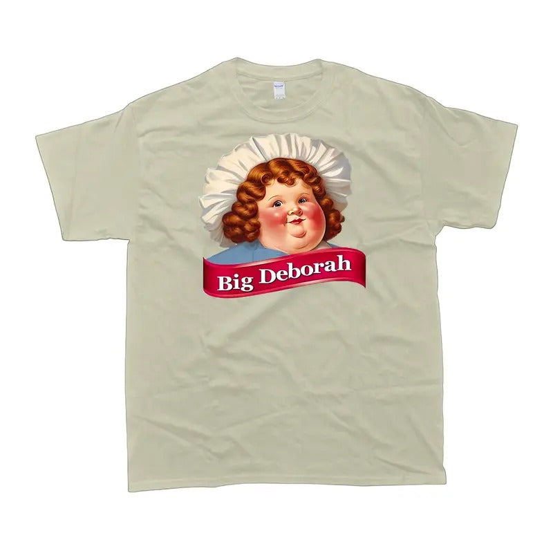 Big Deborah Shirt, Girl Retro Tshirt, Funny Shirt, Girl's Gift, women's tshirt, women's clothes Casual Cotton Hoodie,...