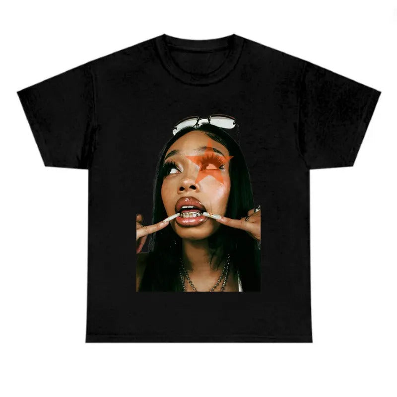 Big Face Anicyaaa Star Orange t shirt Fan Tee Hoodie, Sweatshirt | HypeDripTees.com