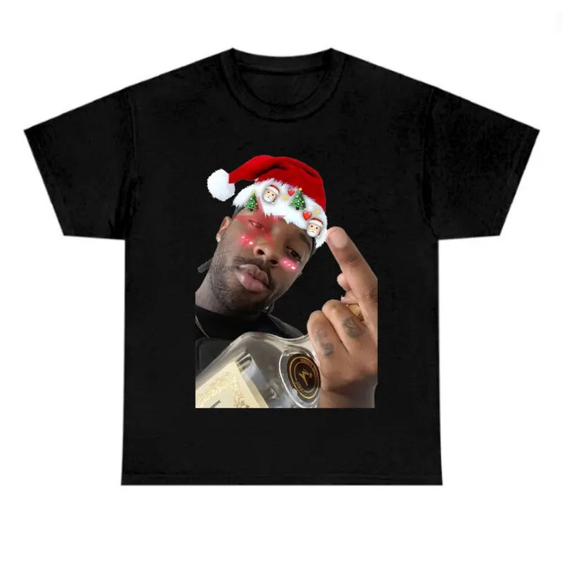 Big Face Christmas Brentt Red Star Faiyazz Shirt Hoodie, Sweatshirt | HypeDripTees.com