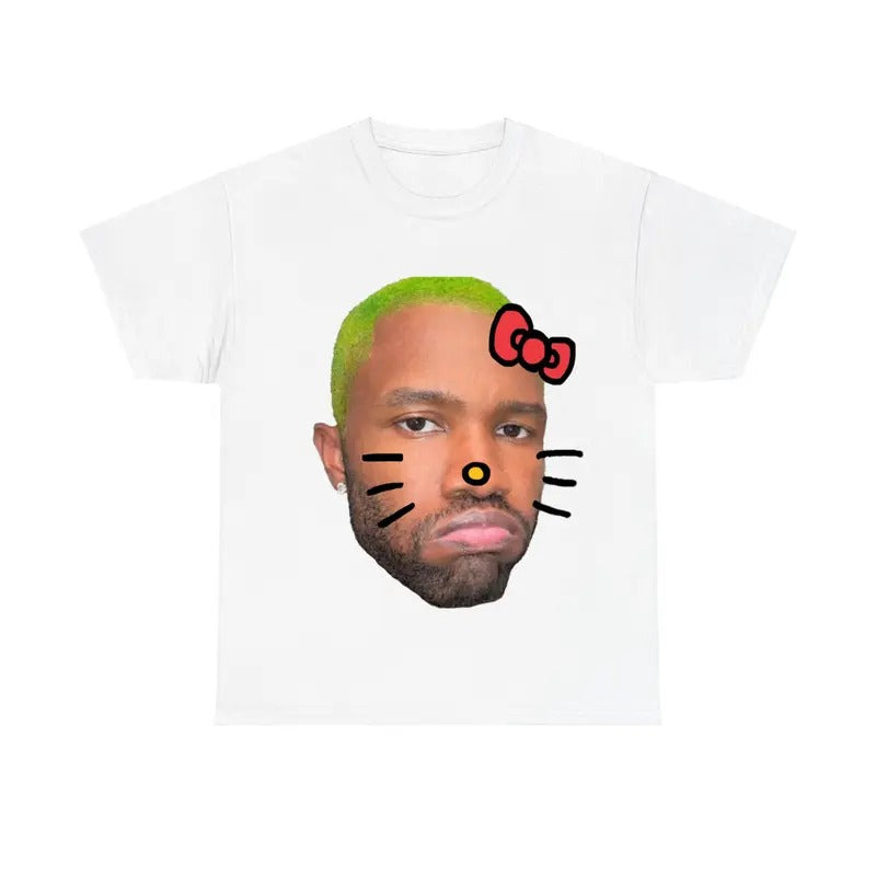Big Face Frankk Green Hair Tee, Kittii Cute Frankk Shirt Hoodie, Sweatshirt | HypeDripTees.com
