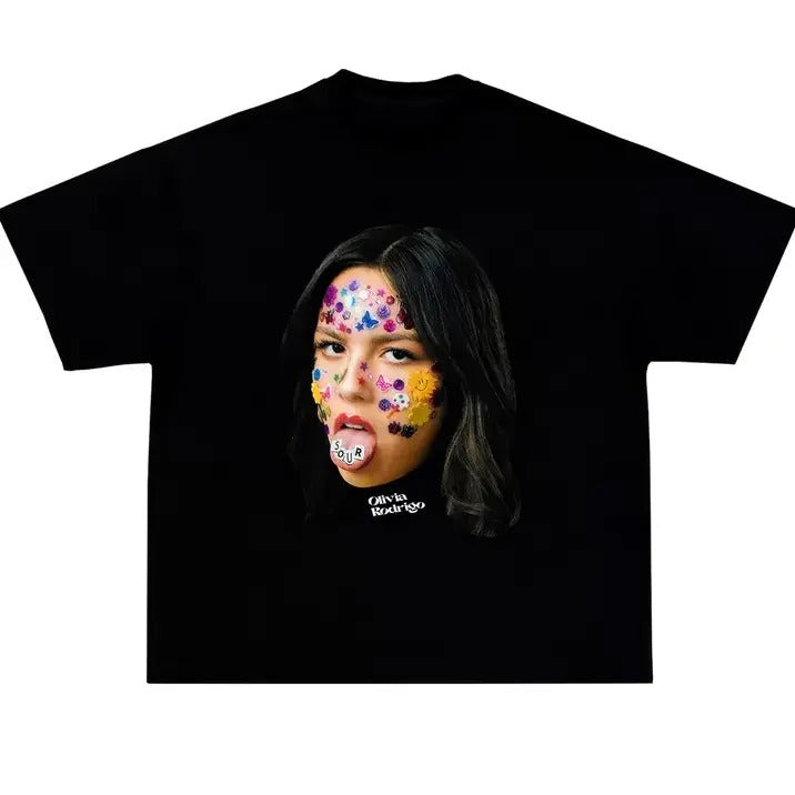 Big Face Oliviaa T-Shirt, Gift Fans Classic Cotton Top Hoodie, Sweatshirt | HypeDripTees.com