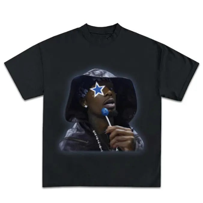 Big Face Playboyy Cartii Blue Star Shirt, Gift Shirt Hoodie, Sweatshirt | HypeDripTees.com