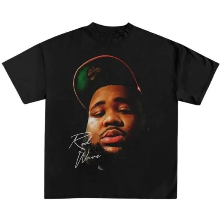 Big Face Rod Wave shirt - Rapper t shirt - hip hop shirt Classic Cotton Fabric Menswear Hoodie, Sweatshirt | HypeDripTees.com
