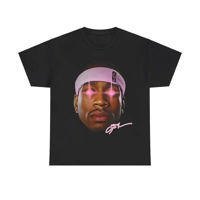 Big Head Allen Iverson TEE Print Short Sleeve T-Shirt Hoodie, Sweatshirt | HypeDripTees.com