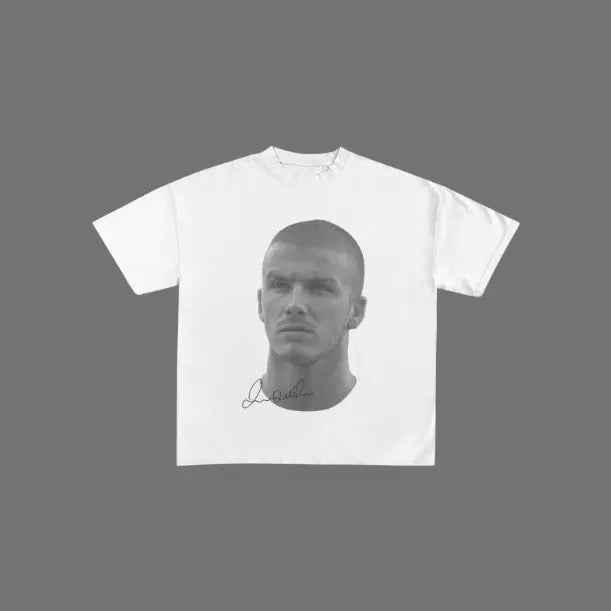 Big Head Beckham T-Shirt, Beckham Vintage Tee, Unisex Soccer Shirt, Sweatshirt, Graphic Tees, Menswear Womenswear...