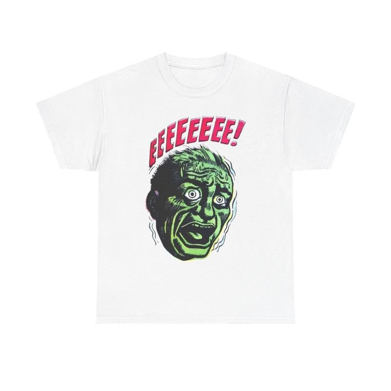 Big Head EEEEEEEEE Graphic Tee Casual Classic Cotton Menswear Retro Shirt T-Shirt Top Vintage Comfy Hoodie, Sweatshirt