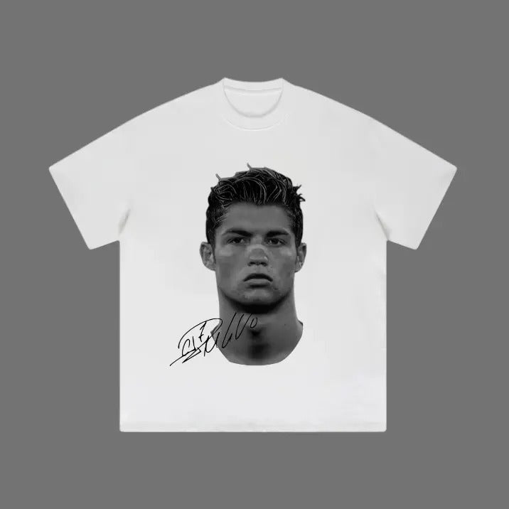 Big Head Ronaldo T-Shirt, Ronaldo Vintage Tee, Unisex Soccer Shirt, Sweatshirt, Graphic Tees, Menswear Womenswear...